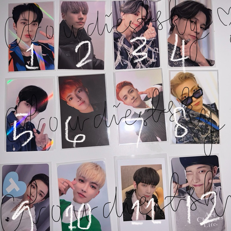 [BACA DESKRIPSI] CLEARANCE SALE ATEEZ PC PHOTOCARD PHOTO CARD POB BENEFIT ALBUM LIMITED MMT BRACELET
