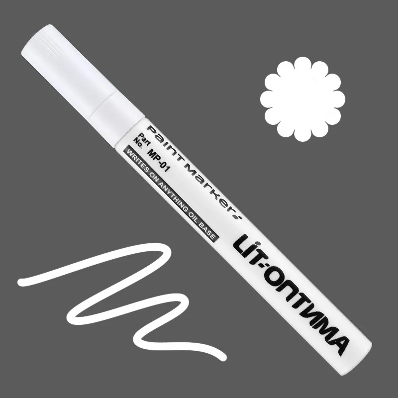 

LIT-ONTNMA Spidol Permanen Paint Marker Oil Base - MP-01 - White deal