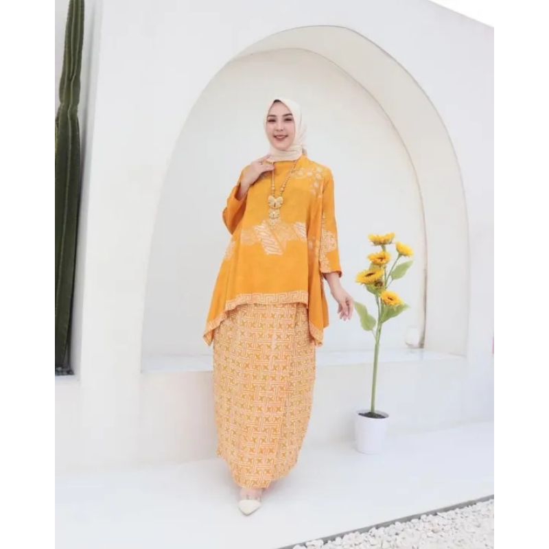 NEW ARRIVAL SETELAN ROK BATIK VISCOSE PREMIUM / SETELAN BATIK TRADISIONAL INDONESIA