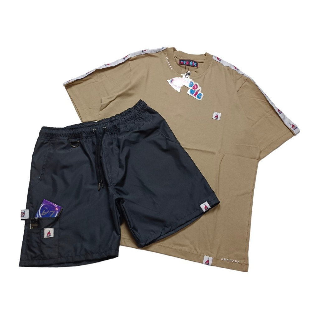 Kaos Oversize Tshirt One Set Mocca