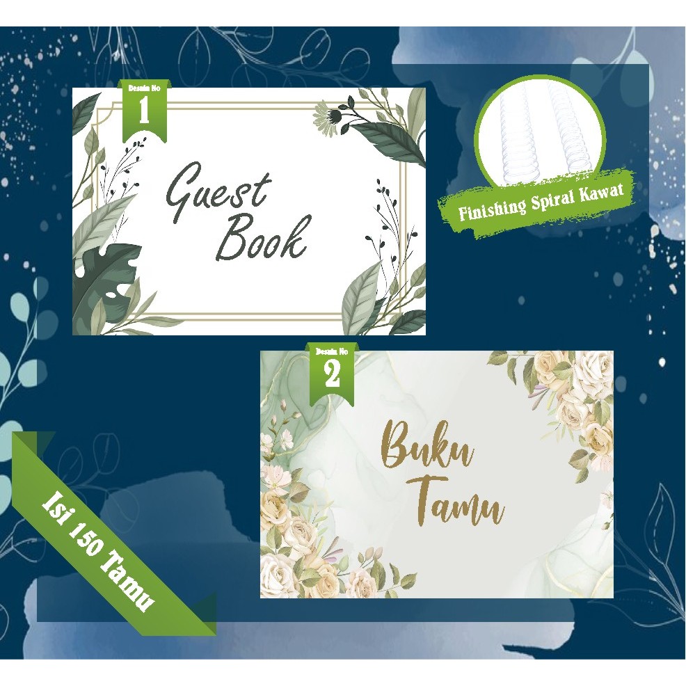 

Buku Tamu Pernikahan/ Khitan Wedding Guest Book Murah Estetic