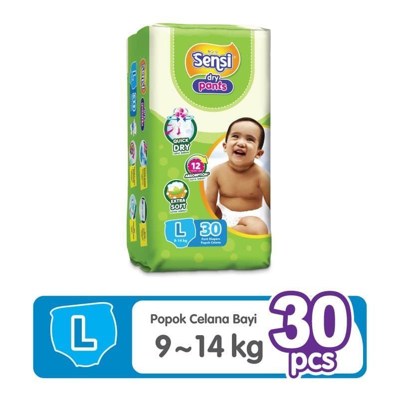 PAMPERS SENSI DRY PANTS | S40 | M34 | L30 | XL24 | XXL22