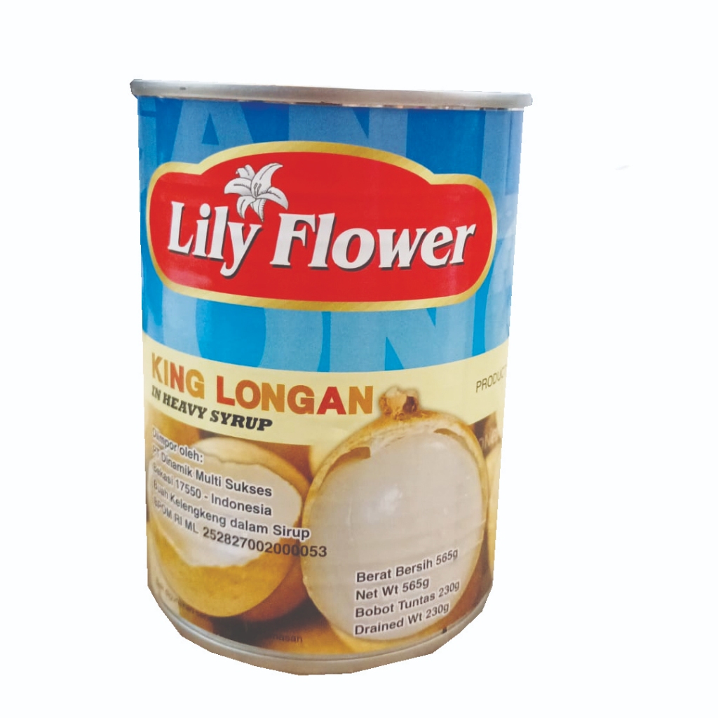 

LILY FLOWER KING LONGAN IN HEAVY SYRUP 565g