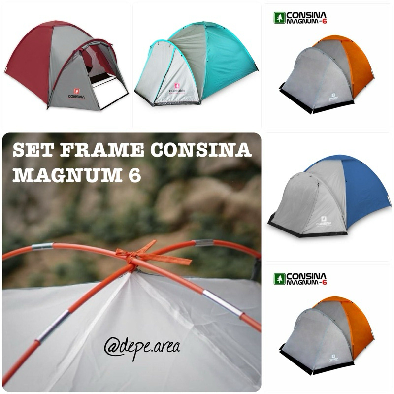 Set rangka tenda Consina magnum 6 set frame fiber