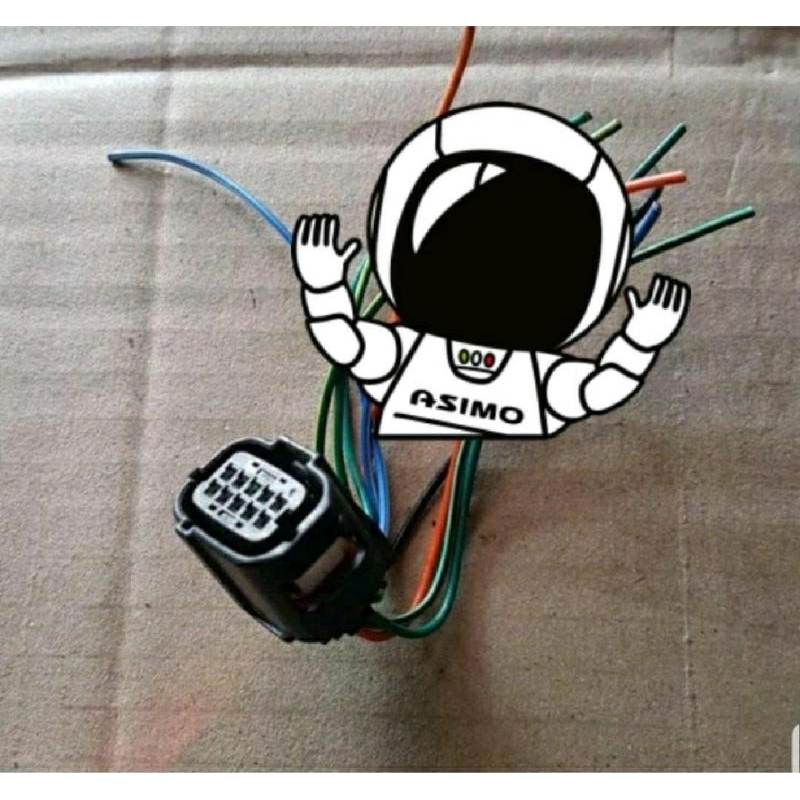 soket modul  pin 10 Original new Avanza Veloz Yaris Altis calya Agya sienta raize rush Daihatsu Xeni