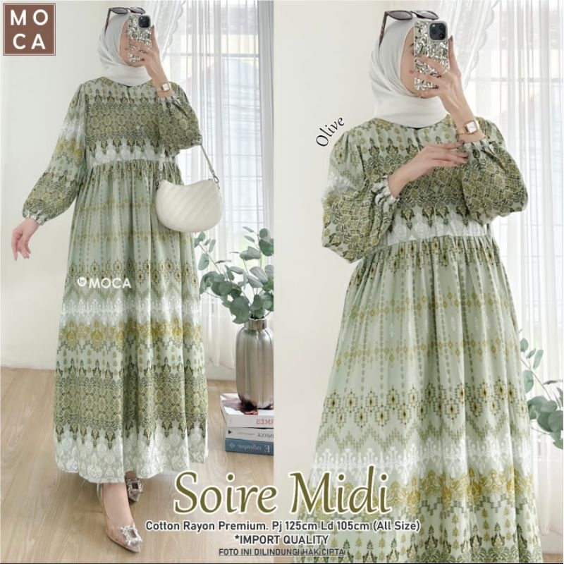 Soire, cilla midi dress by Moca, Nania