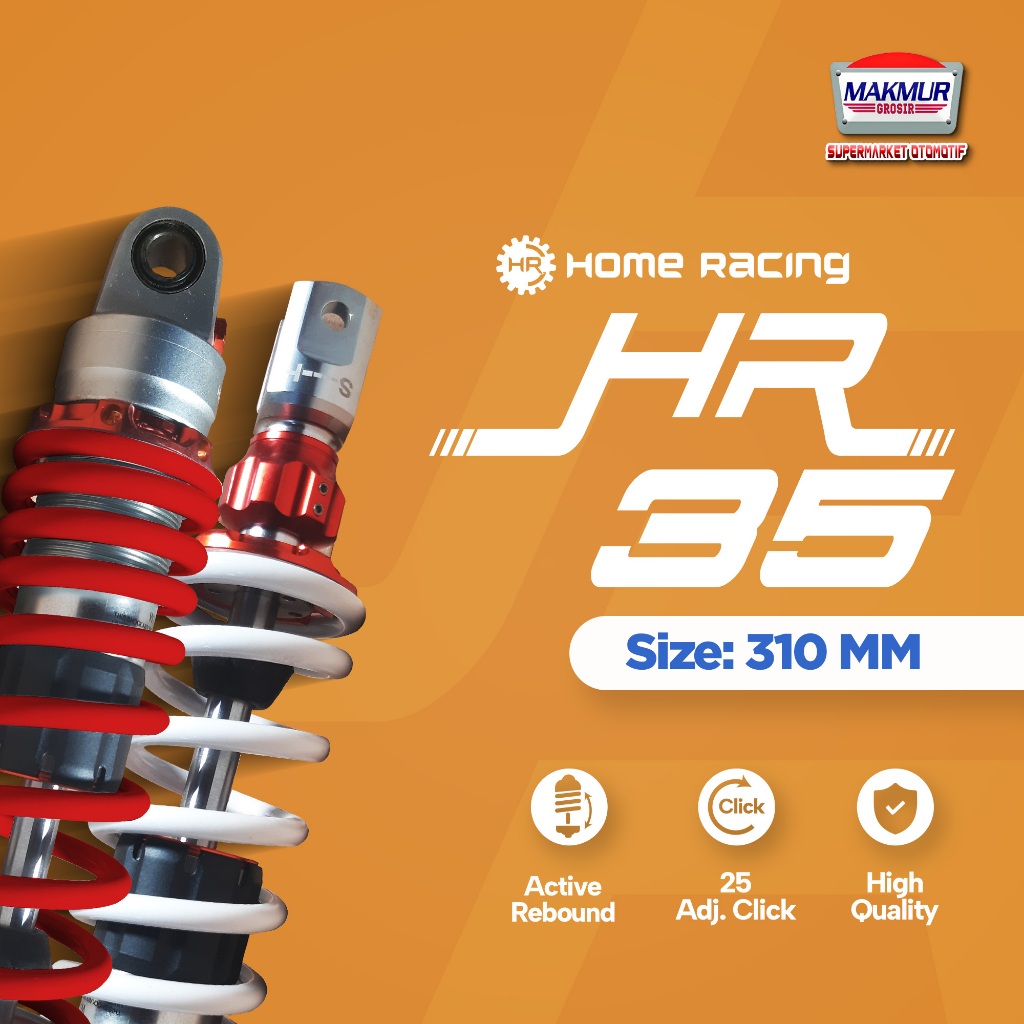 Home Racing REAR SHOCK (HR-35) 310 Non Tabung