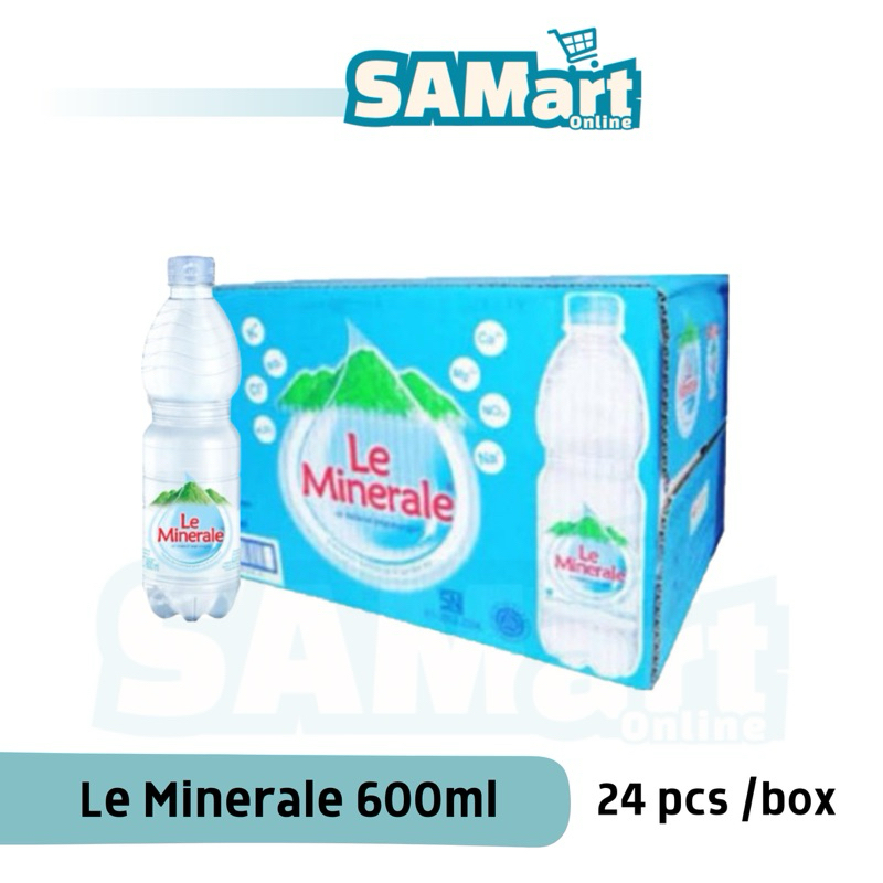 

Le Minerale Botol 600ml x 24 pcs (KARTON) [SLEMAN BISA INSTAN]