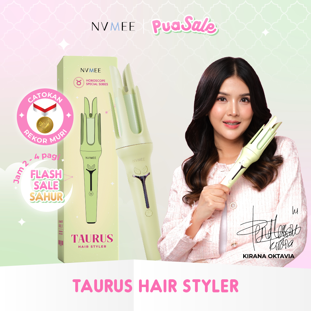 THESALONSHOP | NVMEE - Catokan Keriting Otomatis Taurus