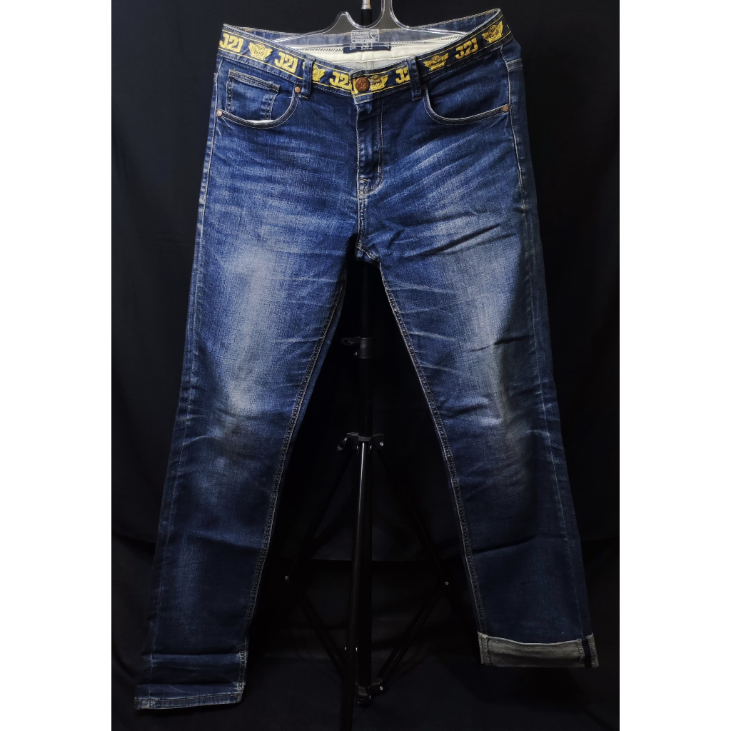 Jeans Fading Denim Accent Selvedge Second Original J21