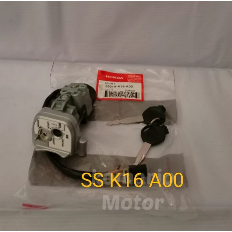 key set main switch swit kunci kontak skopi scoopy fi keluaran ke 2 dua 2014 2015 tidak remot 3501a 