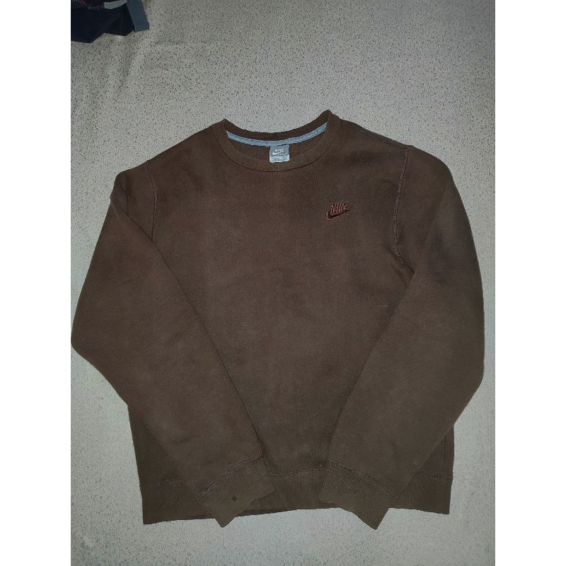 crewneck Nike y2k brown