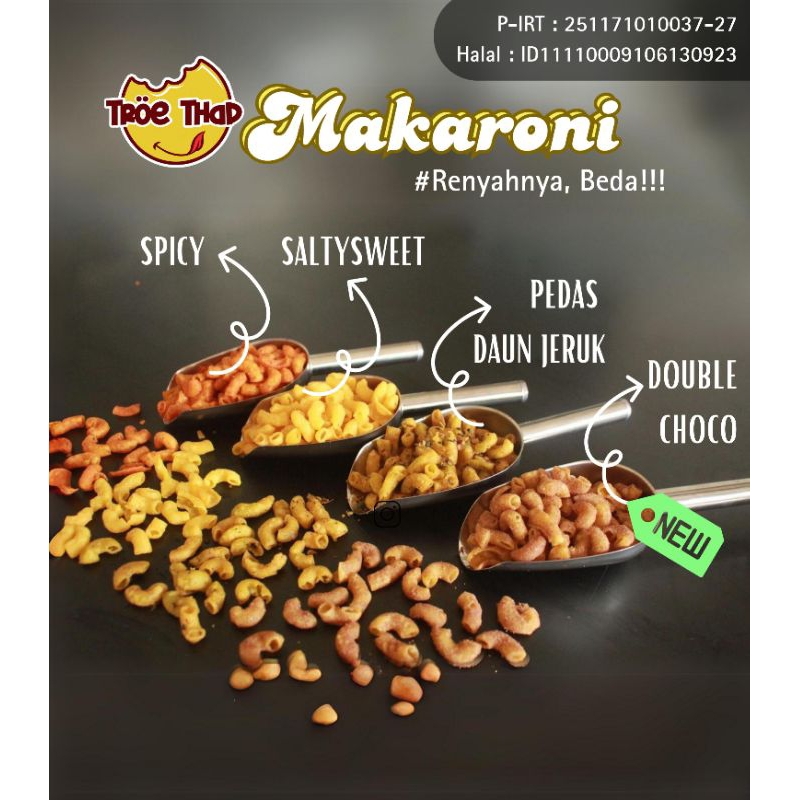 

Troe Thad Makaroni 500 g || Snack Renyah || Cemilan Enak