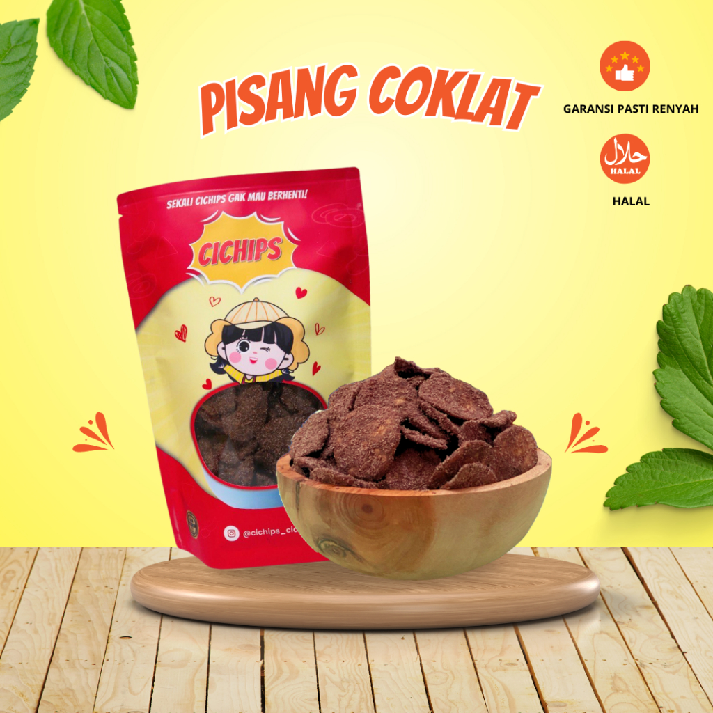 

Keripik Pisang Susu Coklat 200 gram