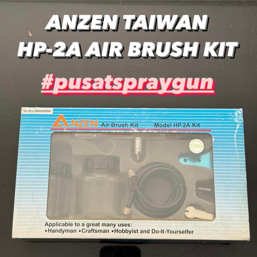 Anzen Airbrush Kit : HP-2A Set