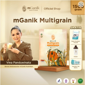 

mGanik Multigrain Labu Kuning 1500gr - Superfood Diabetes Alami + Buku Panduan mGanik Care + SHAKER