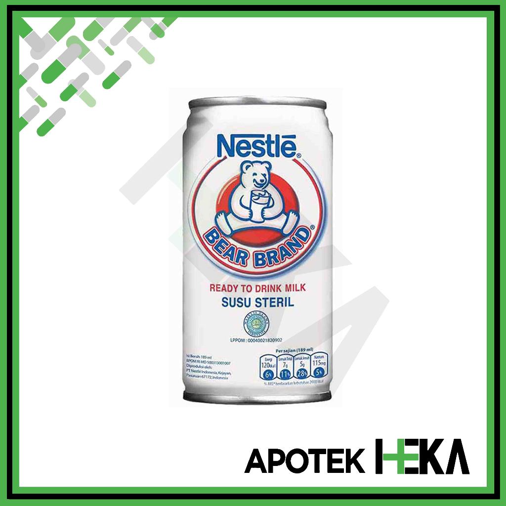 

Bear Brand Ready to Drink Milk 189 ml - Susu Steril Beruang [JAKSEL]