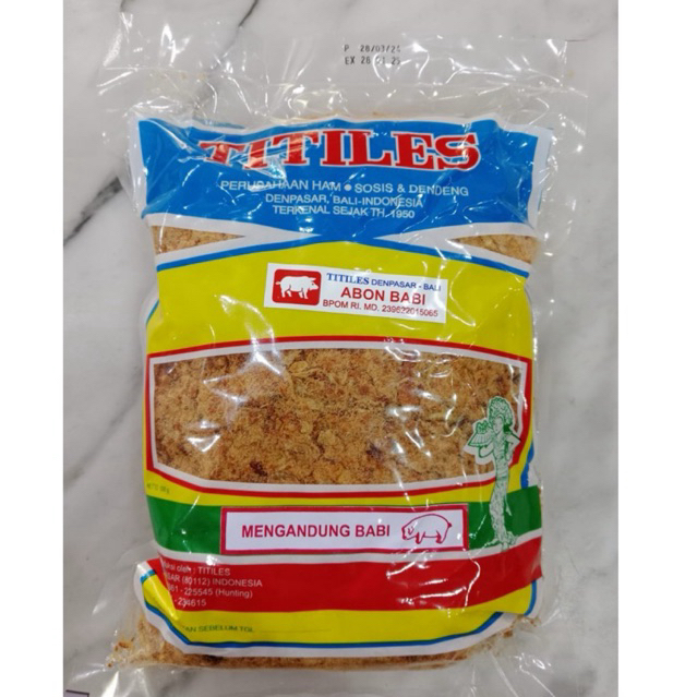 

ABON BABI TITILES 500GR ORIGINAL TITILES BALI