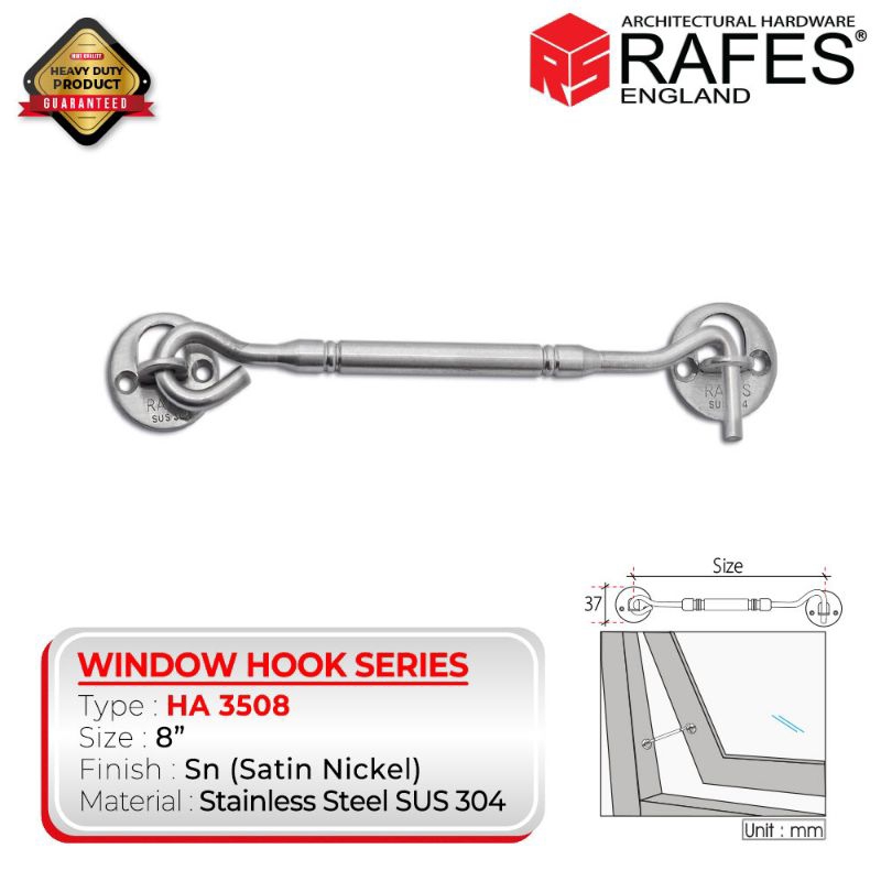 Pengait Jendela 1 pcs WINDOW HOOK HA 3508 | TB. SUMBER AGUNG