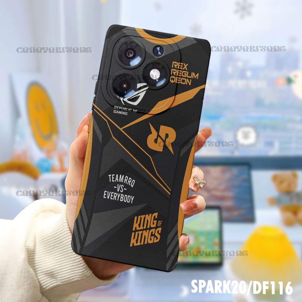 CAHAYABINTANG - CASING HP UNTUK SPARK 20 GAMBAR GAME BOY  SOFTCASE PELINDUNG HANDPHONE