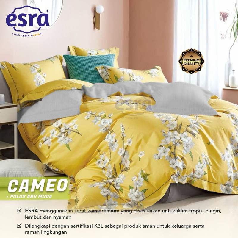 kain sprei meteran cameo esra