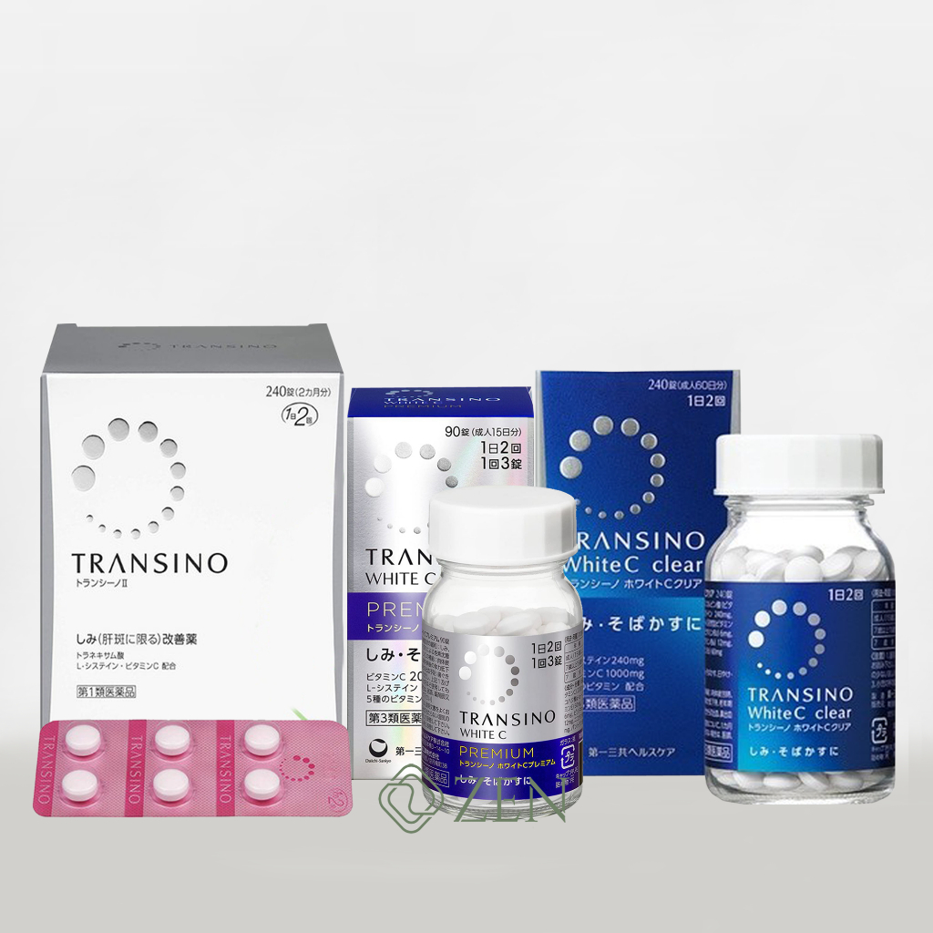 Zen Outlet - Daiichi Sankyo Transino II  white C vitamin C skin whitening melasma flek hitam dark sp