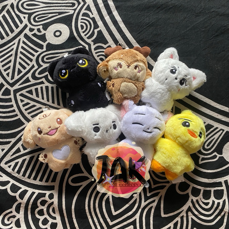 PO - Enhypen Doll Bagcharm Keychain 10cm Jungwon Jay Sunghoon Suno Niki Jake Heseung Jjongmi Heeseum