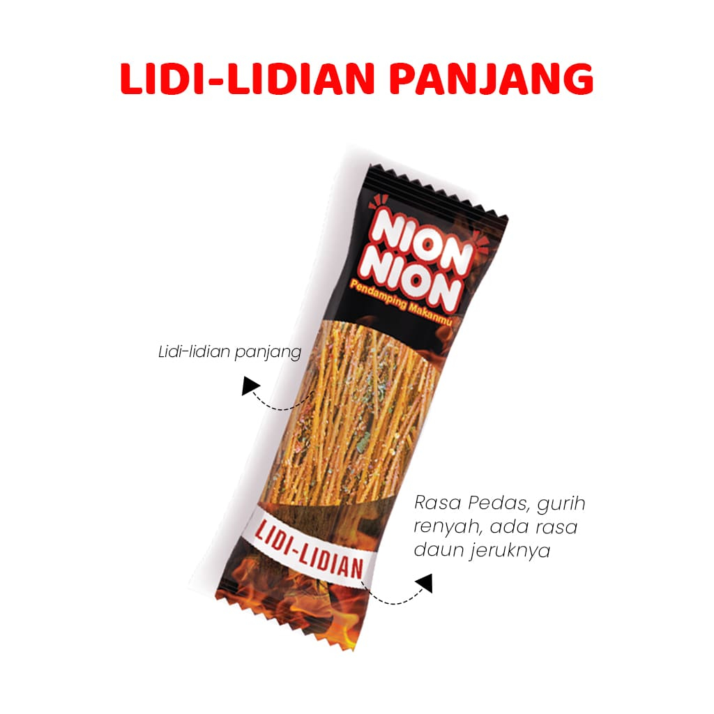 

Lidi Lidian Pedas Asin Gurih Mie Lidi Gepeng Pedes Snack Cemilan Gurih mie lidi