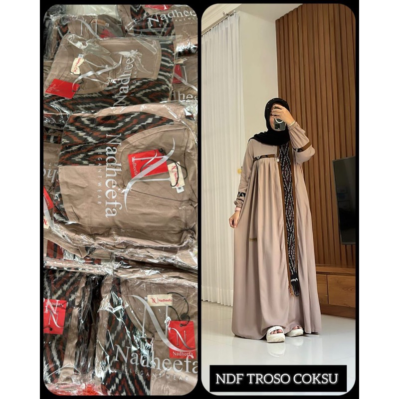 ((READY BESOK))DRESS ORI BY NADHEEFA STORE/GAMIS ETNIK