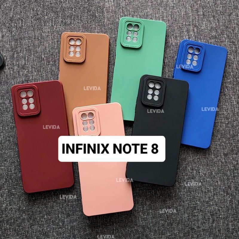 Silocone/SoftCase Macaron Infinix Note 8 Case Warna Warni Terbaru