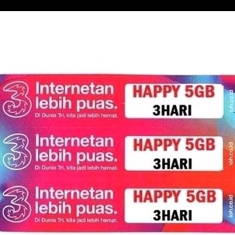 Voucher Tri 5gb 3hari