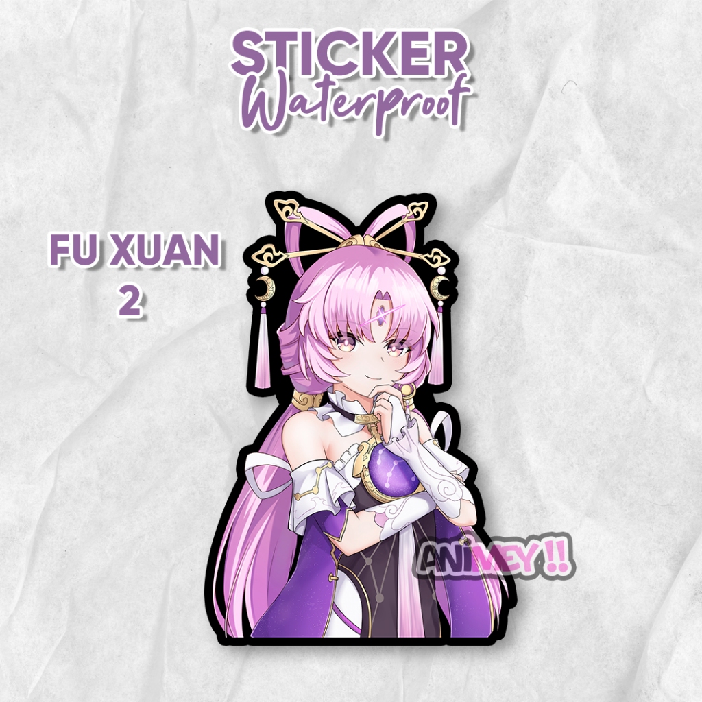 

Stiker Fu Xuan Honkai Star Rail / Sticker Anime Waterproof