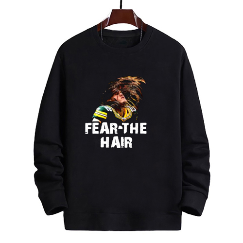 Sweater Fear The Hair Crewneck NHL Bahan Black Cotton Fleece | PREMIUM SWEATSHIRT READY STOCK | BISA
