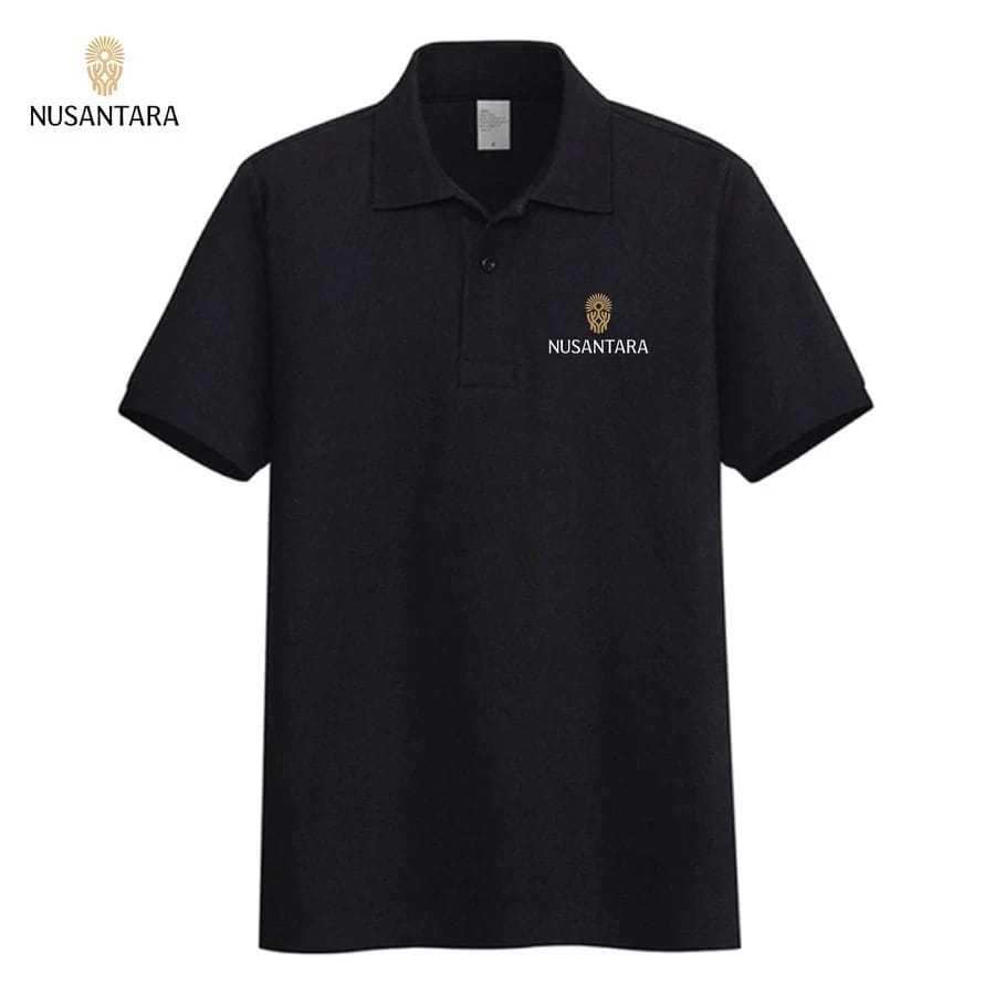 KAOS KERAH/POLO TSHRIT LOGO NUSANTARA/IKAN TERBARU
