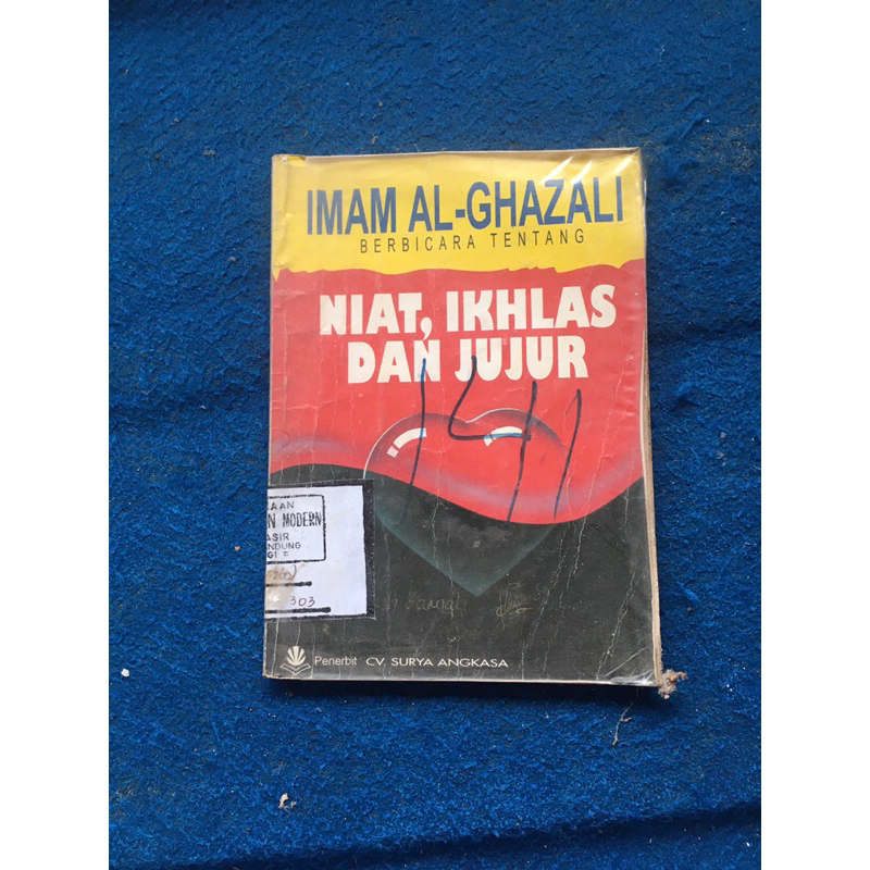 buku BERBICARA TENTANG NIAT, IKHLAS DAN JUJUR oleh Imam Al Ghazali