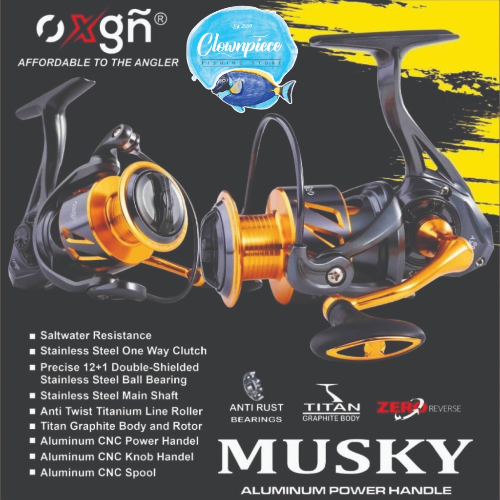 Reel OXGN Musky SW PH / Reel Pancing OXGN Musky SW PH / Reel Spinning OXGN Musky SW PH / Reel Pancin