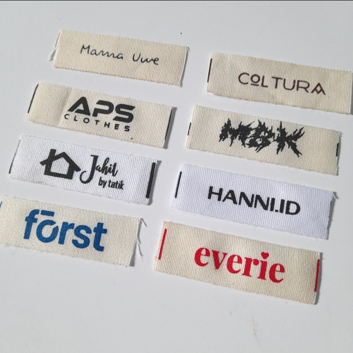

Label Baju Label Hijab Label Woven Damask Katun Label Pita Label Bahan Katun Premium