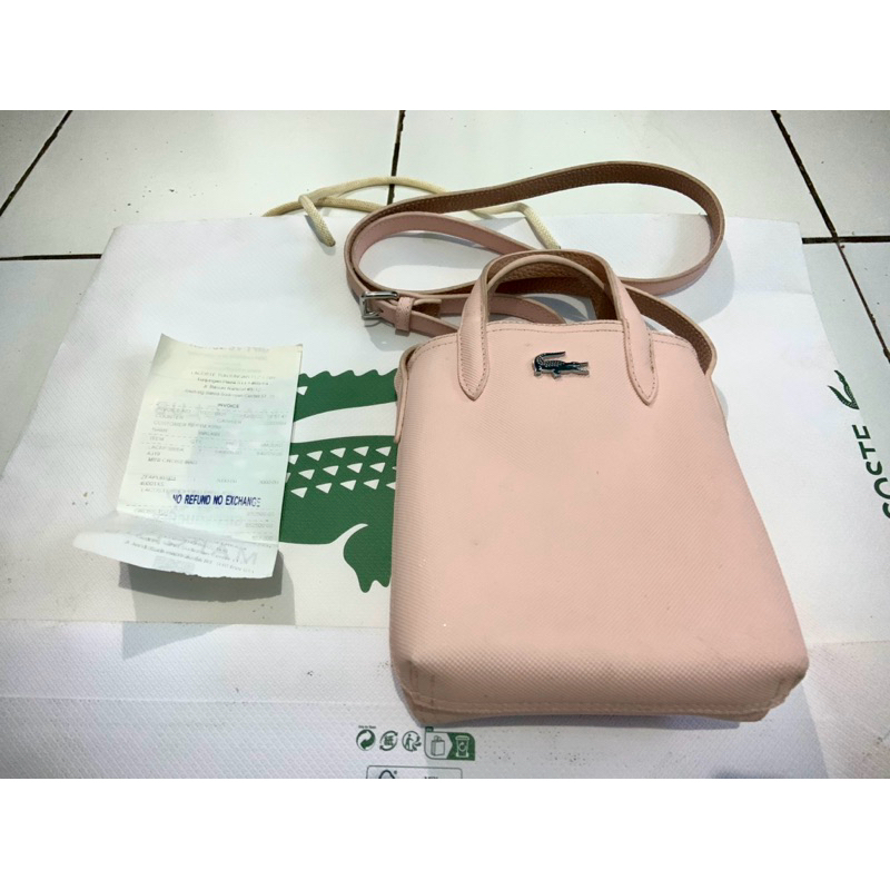 Tas Wanita Lacoste Mini Cross Bag Original (Preloved)