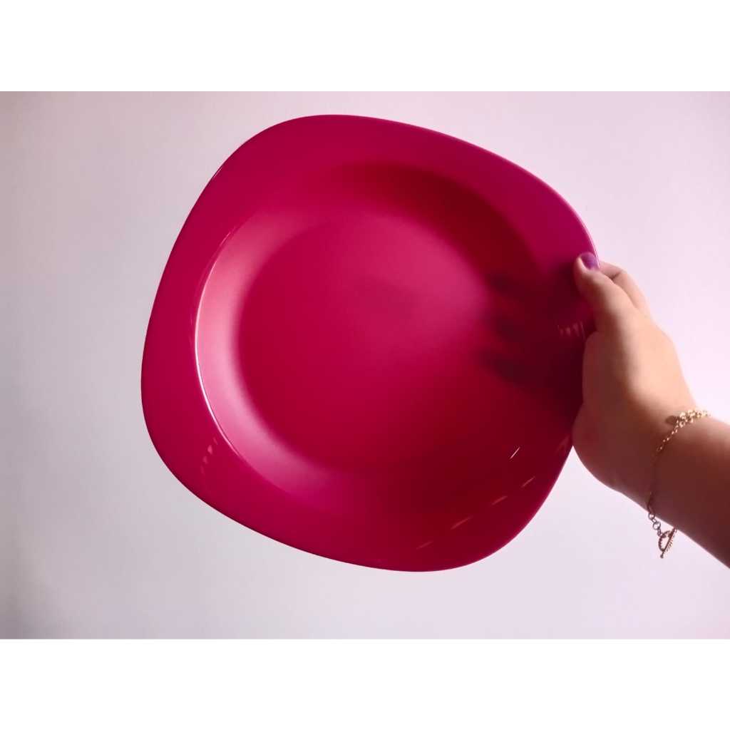 serba serbi piring 1pcs tupperware murah/ raya plate/ BLOOMIA PLATE/ CRESSENDO PLATE SET/ LARGE DEEP