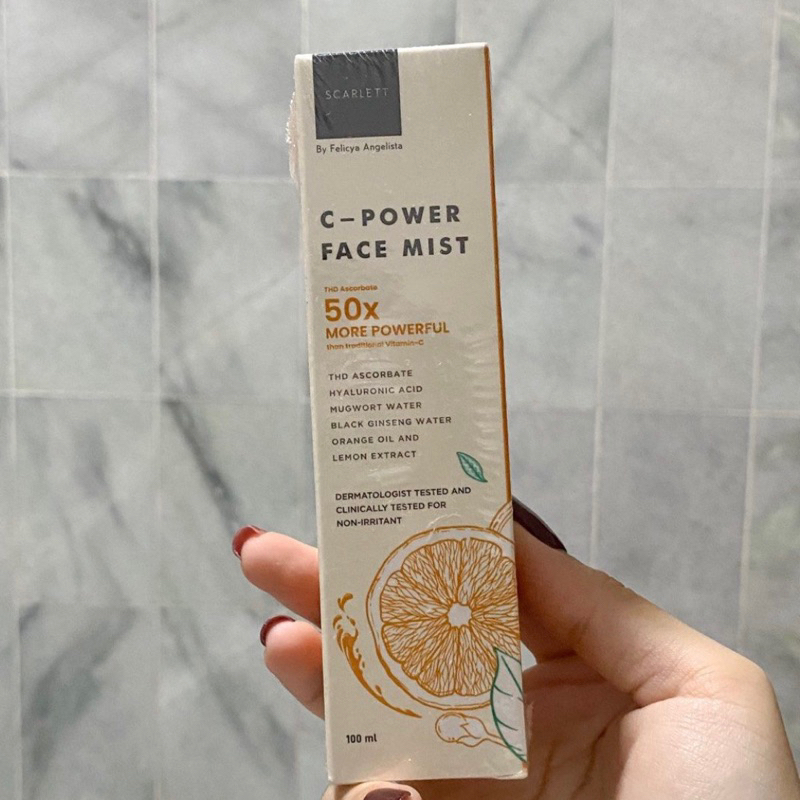 scarlett C Power Face Mist