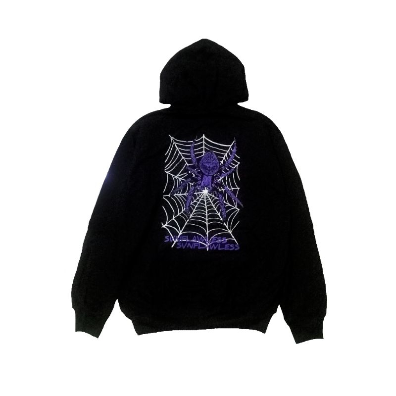 SVNFLWLSS | HODIE PURPLESPIDER | HOODIE LABA-LABA UNGU
