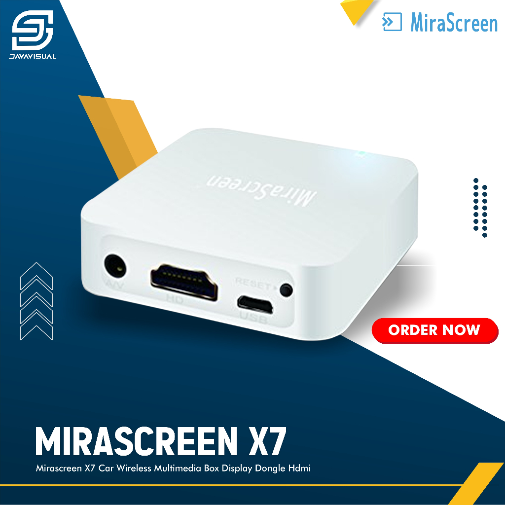 [JaVis] MIRASCREEN X7 Car Wireless Multimedia Box Display Dongle HDMI