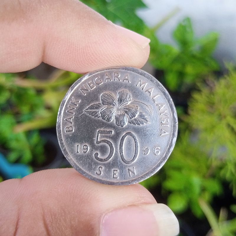 Uang Koin / Coin Malaysia 50 Sen 1996