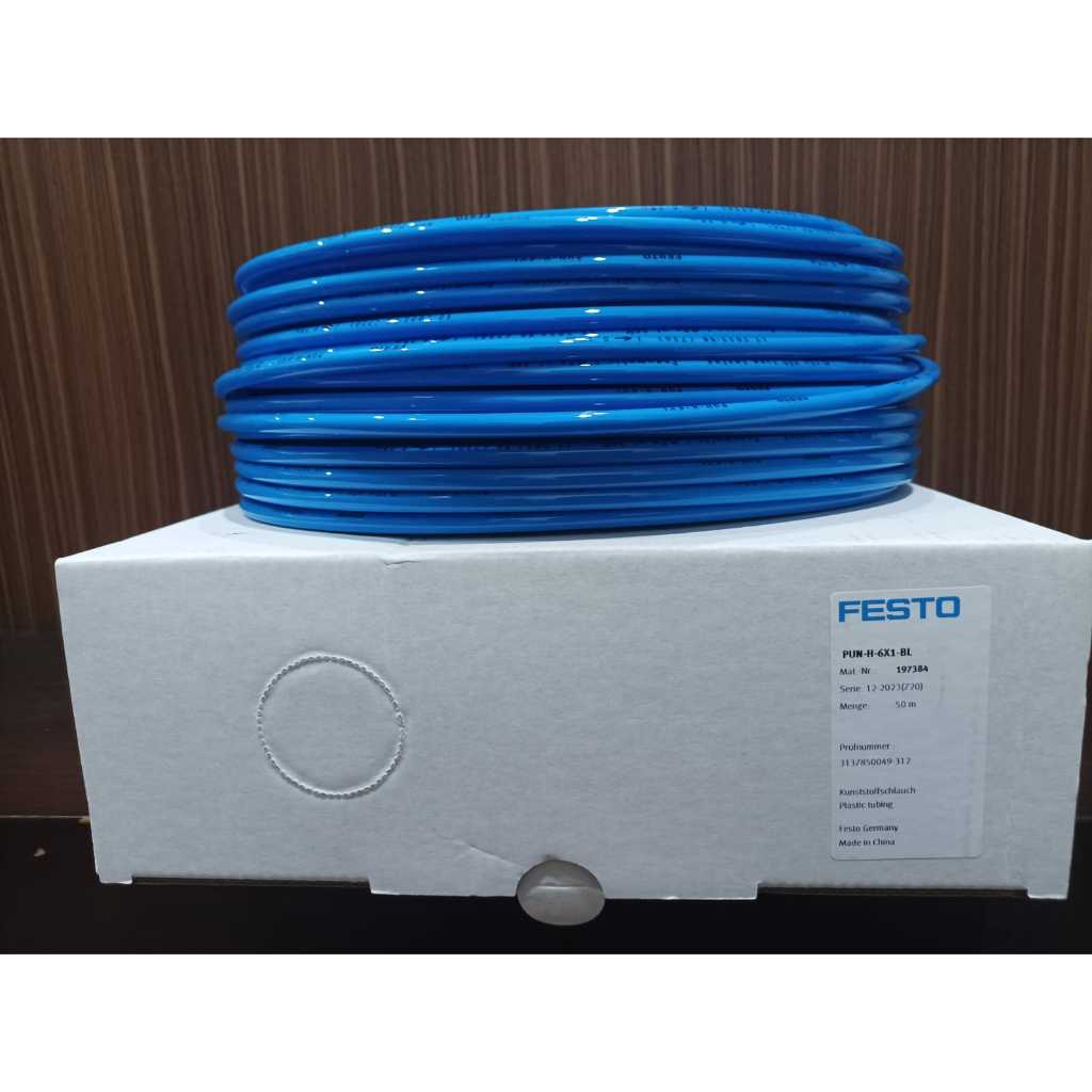 Selang PU FESTO 6mm Biru PUN-H (Roll) 197384
