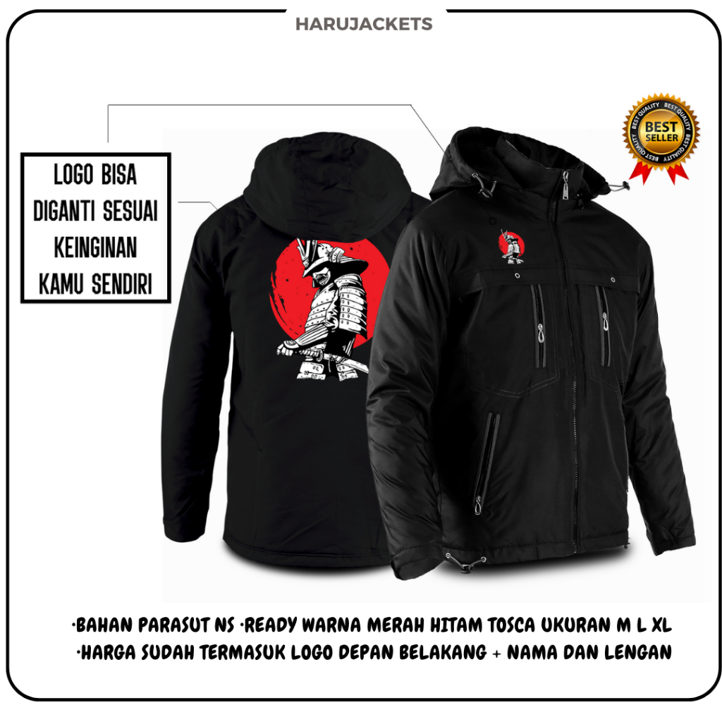 Jaket Gunung/Hiking - Jaket Mendaki Anti Air - Jaket Pria Wf Tebal Custom