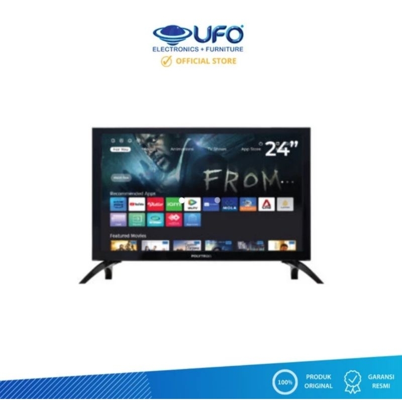 TV 24 POLYTRON 24CV1869 EASY SMART TV DIGITAL TV LED TV 24 Inch