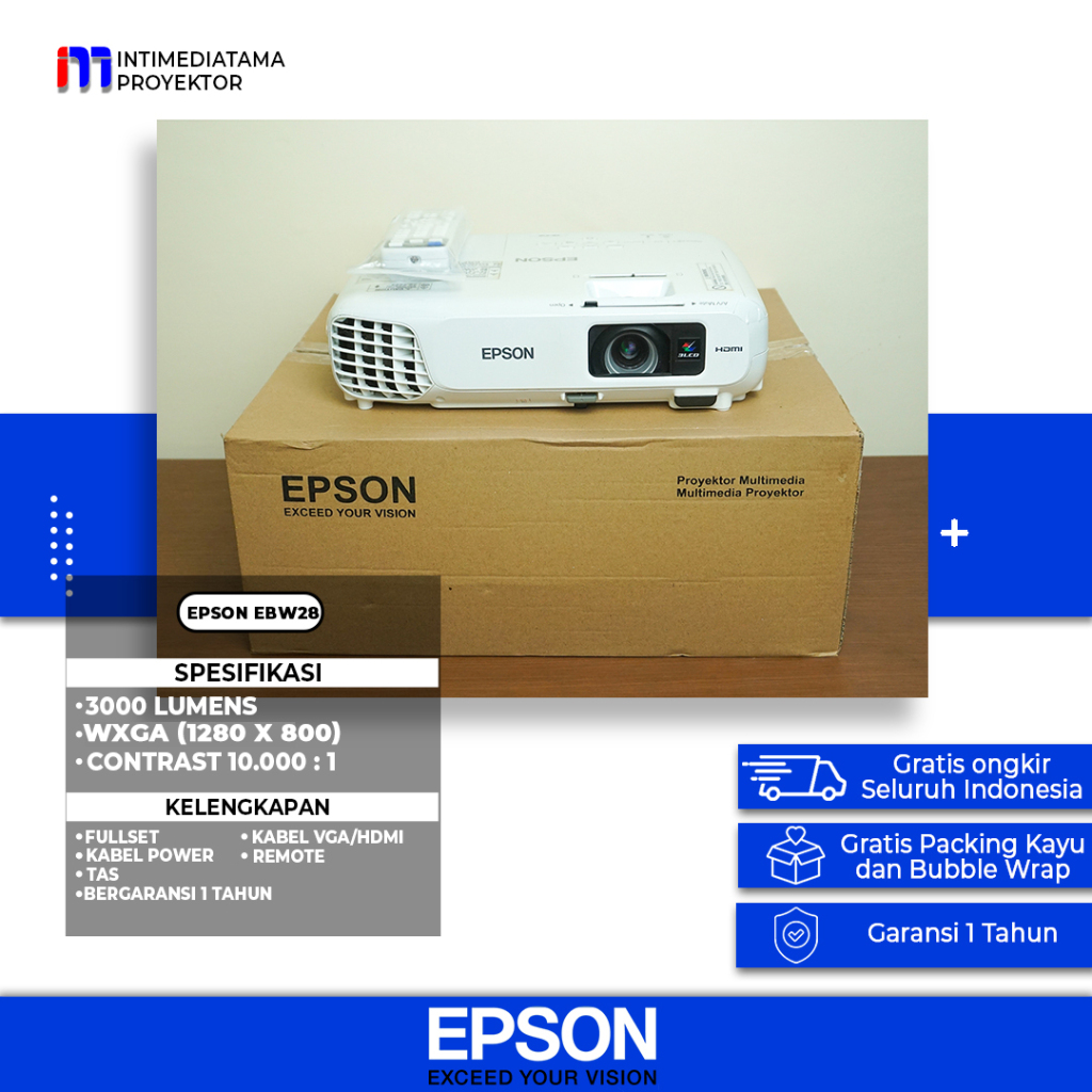 Proyektor Epson EB X18 3000 Lumens