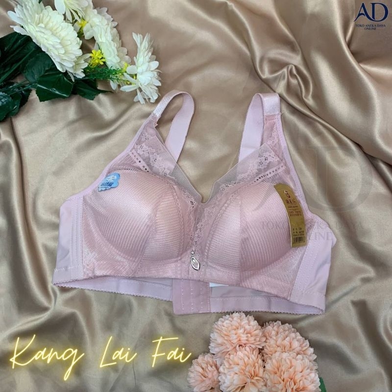 Aneka Daya - Bra Wanita Paoli Kang Lai Fe  Bahan Premium Import / Bra Busa Tanpa Kawat / Bra Cup D /