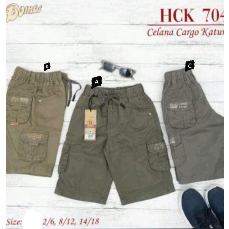 Celana pendek kempol anak