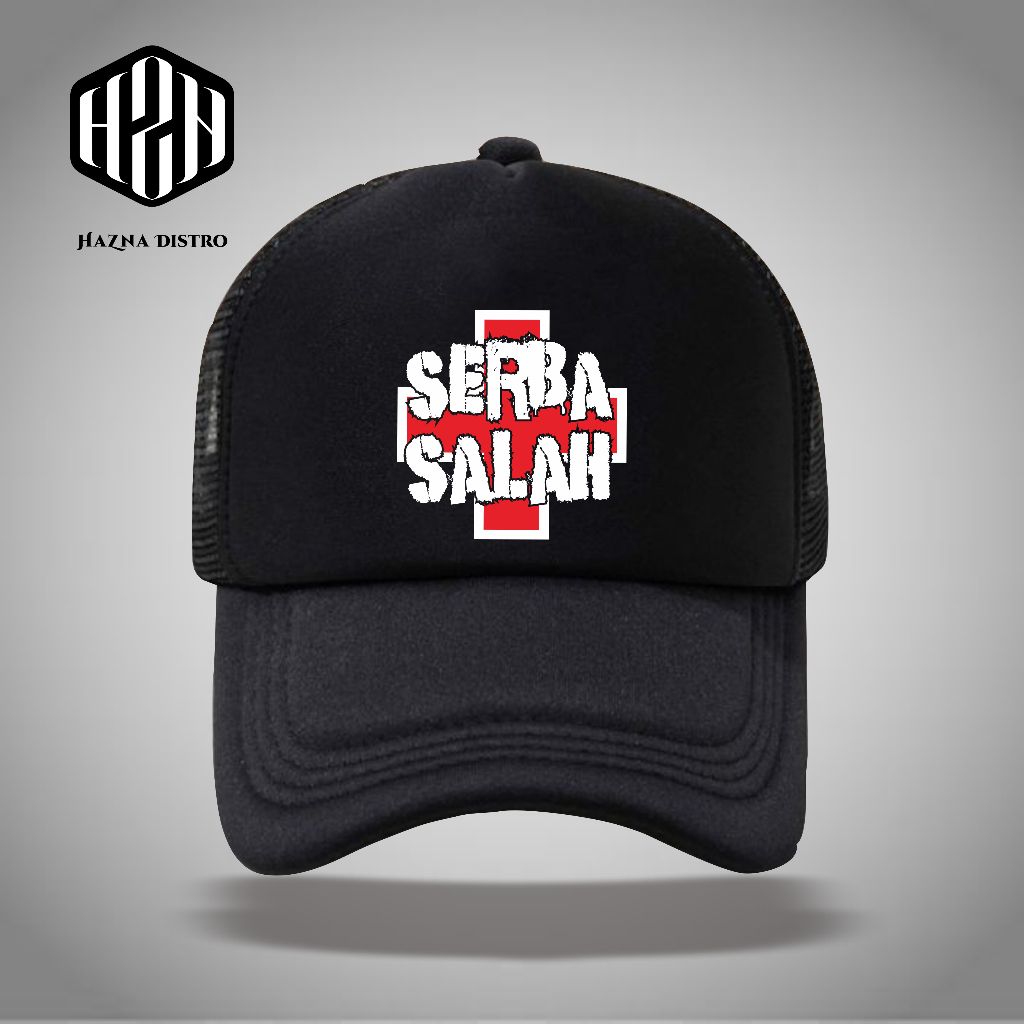 Topi trucker team sakit topi salah rehab hitam putih - topi piss - topi slank - topi distro - topi j